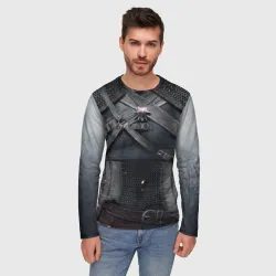 Мужской лонгслив 3D Ведьмак Геральт: экипировка - фото 2
