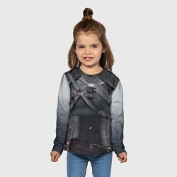 Детский лонгслив 3D Ведьмак Геральт: экипировка - фото 2