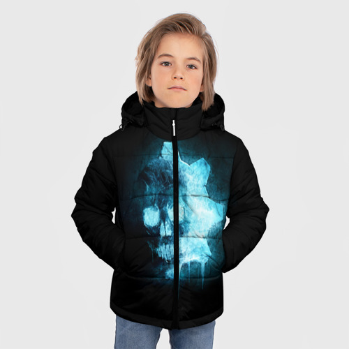 Зимняя куртка для мальчиков 3D Gears of War 2, цвет черный - фото 3