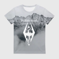 Женская футболка 3D TES v skyrim