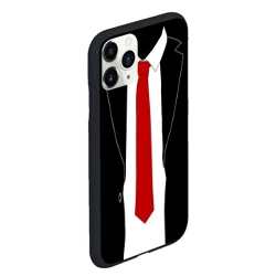 Чехол для iPhone 11 Pro Max матовый Костюм агента 47 - Hitman Agent 47 для косплея - фото 2