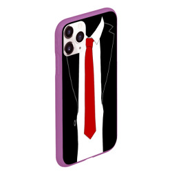 Чехол для iPhone 11 Pro Max матовый Костюм агента 47 - Hitman Agent 47 для косплея - фото 2