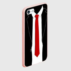 Чехол для iPhone 5/5S матовый Костюм агента 47 - Hitman Agent 47 для косплея - фото 2