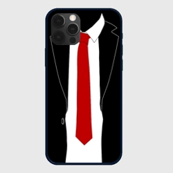 Чехол для iPhone 12 Pro Костюм агента 47 - Hitman Agent 47 для косплея