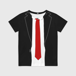 Детская футболка 3D Костюм агента 47 - Hitman Agent 47 для косплея