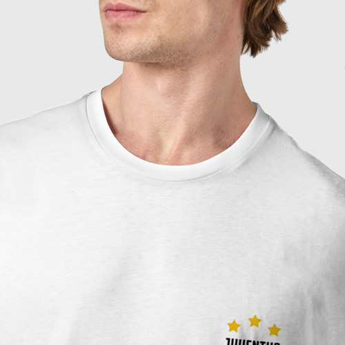 Мужская футболка хлопок с принтом Ronaldo juve sport, фото #4