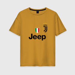 Женская футболка хлопок Oversize Ronaldo juve sport