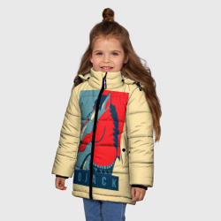 Зимняя куртка для девочек 3D Конь БоДжек #2 - фото 2