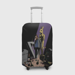 Чехол для чемодана 3D Конь БоДжек #3