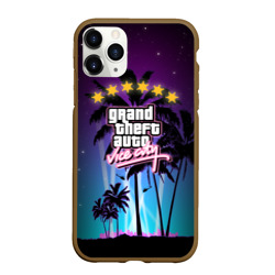 Чехол для iPhone 11 Pro Max матовый GTA Vice City