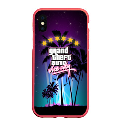 Чехол для iPhone XS Max матовый GTA Vice City