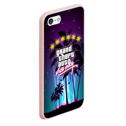 Чехол для iPhone 5/5S матовый GTA Vice City - фото 2