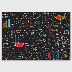 Поздравительная открытка Math