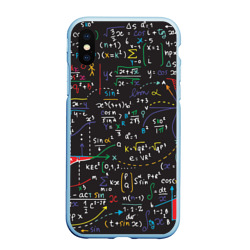 Чехол для iPhone XS Max матовый Math