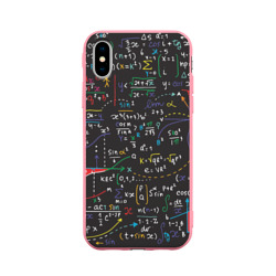 Чехол для iPhone X матовый Math