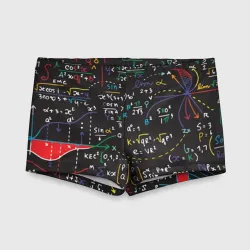 Детские купальные плавки 3D Math