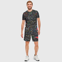 Мужской костюм с шортами 3D Math - фото 2