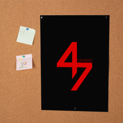 Постер Agent 47 hitman на спине - фото 2