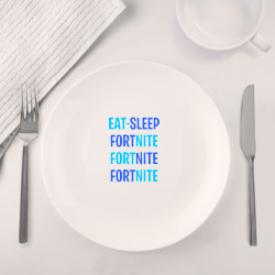 Набор: тарелка + кружка Eat Sleep Fortnite - фото 2