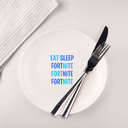 Тарелка Eat Sleep Fortnite