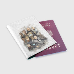 Обложка для паспорта матовая кожа Detroit Become Human - фото 2
