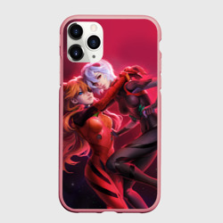 Чехол для iPhone 11 Pro Max матовый Два ангела
