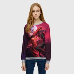 Женский свитшот 3D Два ангела - фото 2