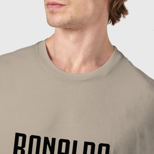Мужская футболка хлопок с принтом RONALDO JUVE SPORT, фото #4