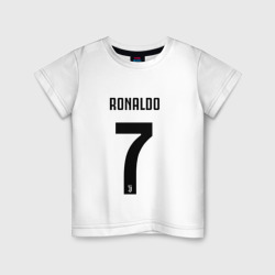 Детская футболка хлопок Ronaldo juve sport