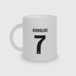 Кружка матовая стеклянная Ronaldo juve sport