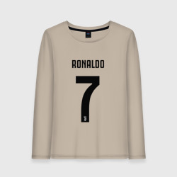 Женский лонгслив хлопок Ronaldo juve sport