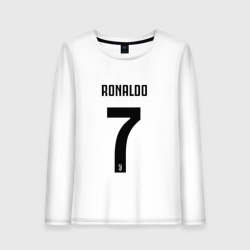 Женский лонгслив хлопок Ronaldo juve sport