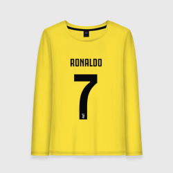 Женский лонгслив хлопок Ronaldo juve sport