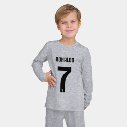 Детская пижама с лонгсливом хлопок Ronaldo juve sport - фото 2