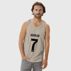 Мужская майка хлопок Ronaldo juve sport - фото 2