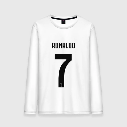 Мужской лонгслив хлопок Ronaldo juve sport