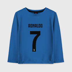 Детский лонгслив хлопок Ronaldo juve sport