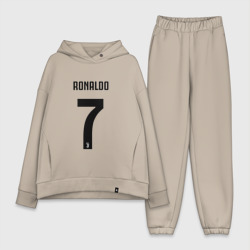Женский костюм хлопок Oversize Ronaldo juve sport