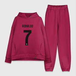 Женский костюм хлопок Oversize Ronaldo juve sport