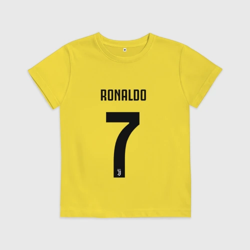 Детская футболка хлопок Ronaldo juve sport