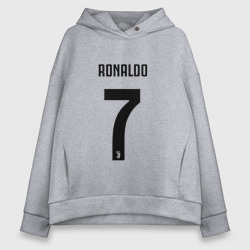 Женское худи Oversize хлопок Ronaldo juve sport