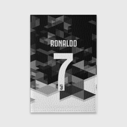 Обложка для паспорта матовая кожа Ronaldo juve sport