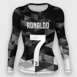 Женский рашгард 3D Ronaldo juve sport