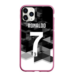 Чехол для iPhone 11 Pro Max матовый Ronaldo juve sport