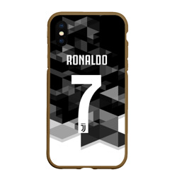 Чехол для iPhone XS Max матовый Ronaldo juve sport