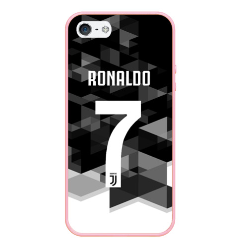 Чехол для iPhone 5/5S матовый Ronaldo juve sport, цвет баблгам