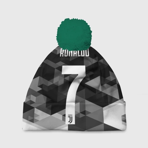 Шапка 3D c помпоном Ronaldo juve sport