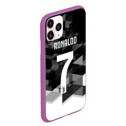 Чехол для iPhone 11 Pro Max матовый Ronaldo juve sport - фото 2