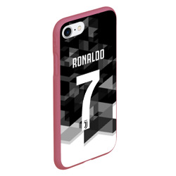 Чехол для iPhone 7/8 матовый Ronaldo juve sport - фото 2