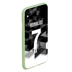 Чехол для iPhone XS Max матовый Ronaldo juve sport - фото 2